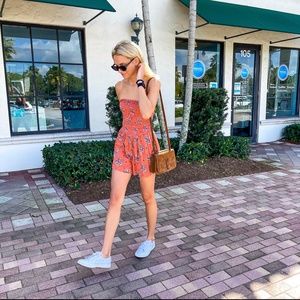 Shop Planet Blue Smocked Romper